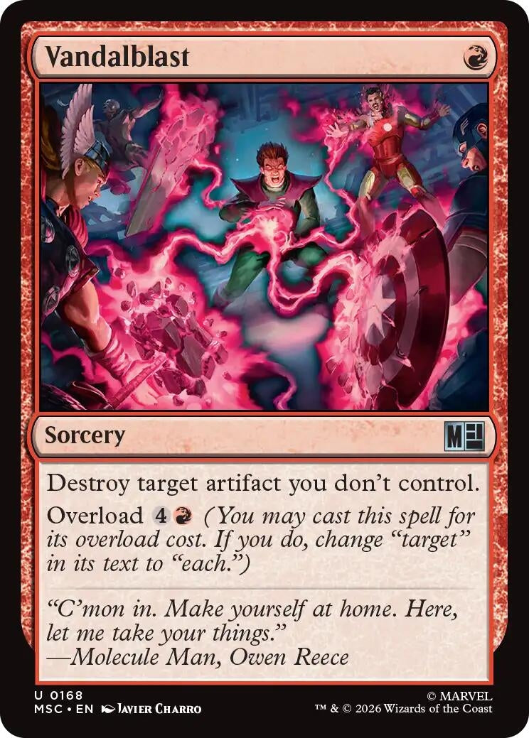 Image for Vandalblast (168) [Commander: Marvel Super Heroes] - Magic: The Gathering