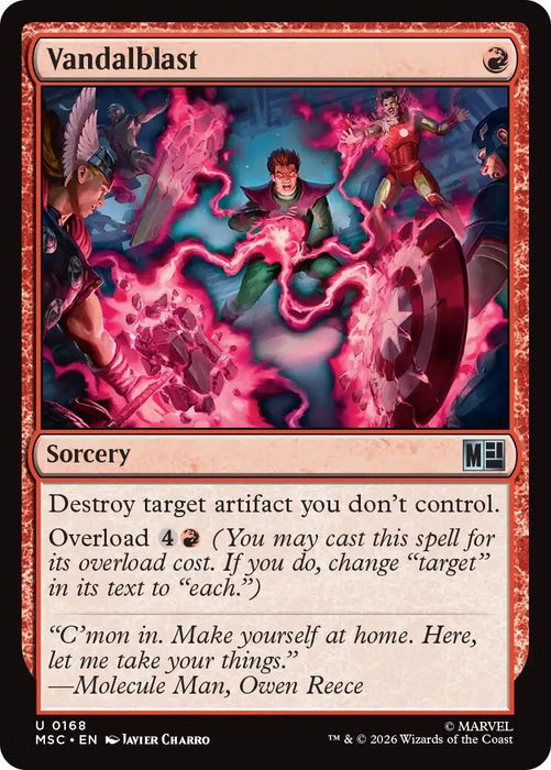 Image for Vandalblast (168) [Commander: Marvel Super Heroes] - Magic: The Gathering