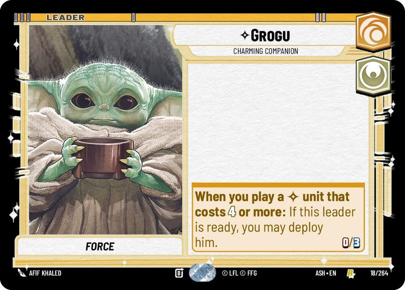 Image for Grogu - Charming Companion (18/264) [Ashes of the Empire] {ASH} - Star Wars: Unlimited