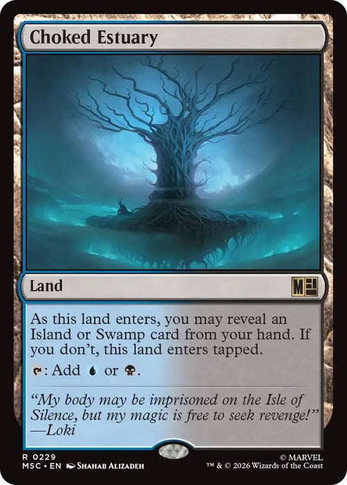Image for Choked Estuary (229) [Commander: Marvel Super Heroes] - Magic: The Gathering