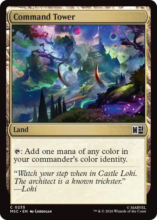 Image for Command Tower (0235) (235) [Commander: Marvel Super Heroes] - Magic: The Gathering