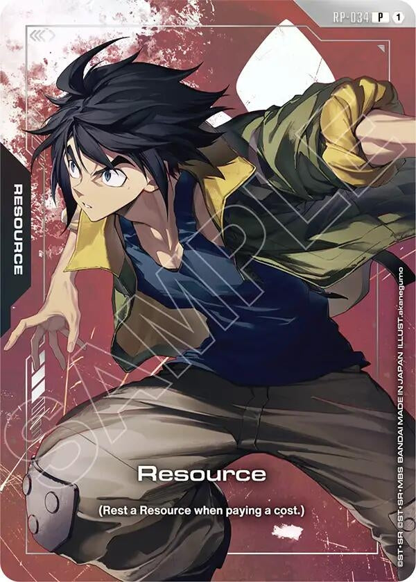 Image for Resource (RP-034) (Premium Accessory Set - Mobile Suit Gundam: Iron-Blooded Orphans) (RP-034) [Promotional Resource Tokens] {RP} - Gundam Card Game