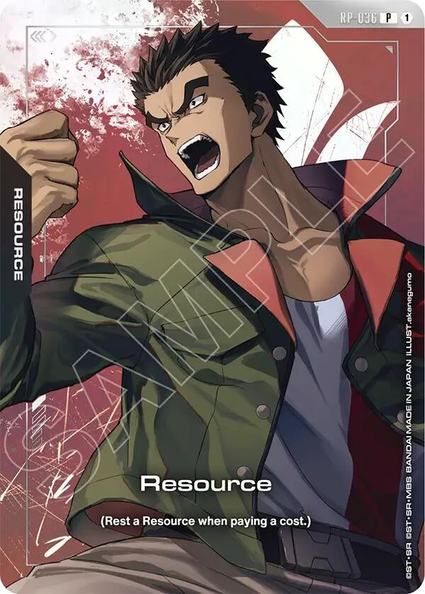 Image for Resource (RP-036) (Premium Accessory Set - Mobile Suit Gundam: Iron-Blooded Orphans) (RP-036) [Promotional Resource Tokens] {RP} - Gundam Card Game