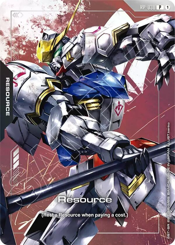 Image for Resource (RP-038) (Premium Accessory Set - Mobile Suit Gundam: Iron-Blooded Orphans) (RP-038) [Promotional Resource Tokens] {RP} - Gundam Card Game