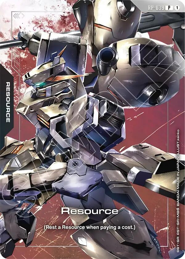 Image for Resource (RP-039) (Premium Accessory Set - Mobile Suit Gundam: Iron-Blooded Orphans) (RP-039) [Promotional Resource Tokens] {RP} - Gundam Card Game
