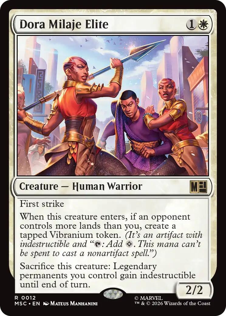 Image for Dora Milaje Elite (12) [Commander: Marvel Super Heroes] - Magic: The Gathering