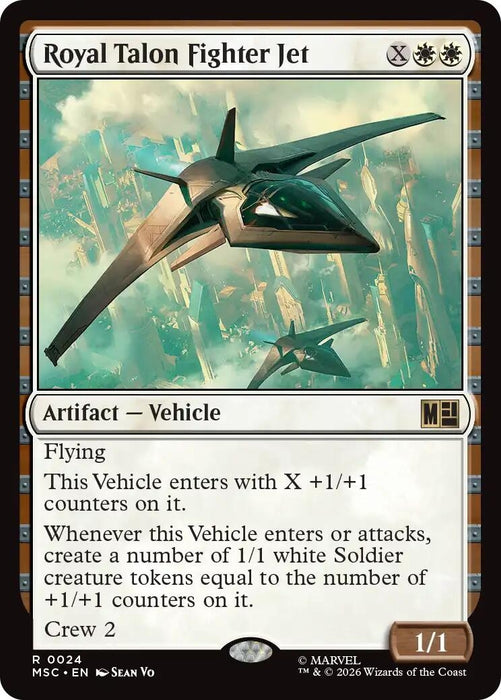 Image for Royal Talon Fighter Jet (24) [Commander: Marvel Super Heroes] - Magic: The Gathering