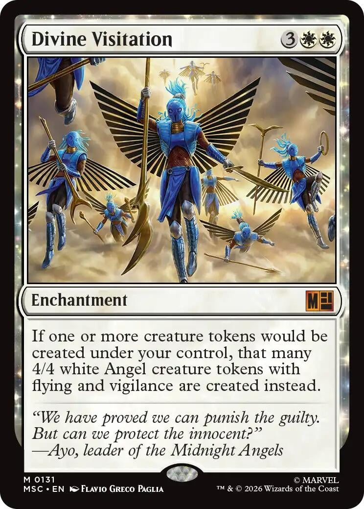 Image for Divine Visitation (131) [Commander: Marvel Super Heroes] - Magic: The Gathering