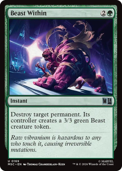 Image for Beast Within (169) [Commander: Marvel Super Heroes] - Magic: The Gathering