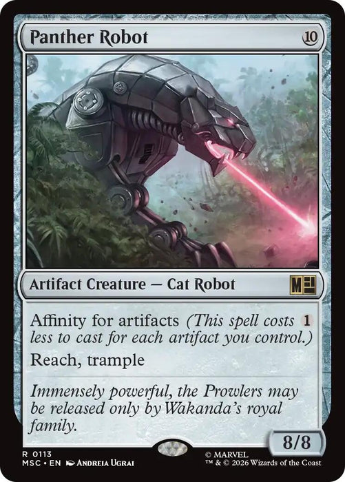 Image for Panther Robot (113) [Commander: Marvel Super Heroes] - Magic: The Gathering