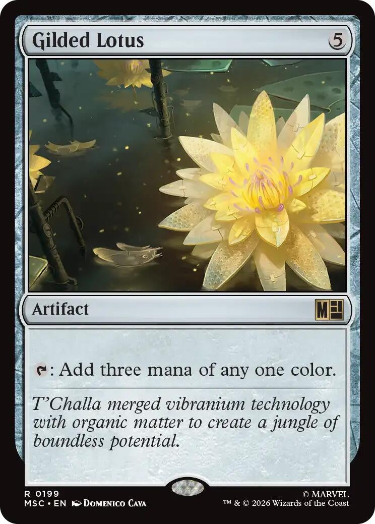 Image for Gilded Lotus (199) [Commander: Marvel Super Heroes] - Magic: The Gathering