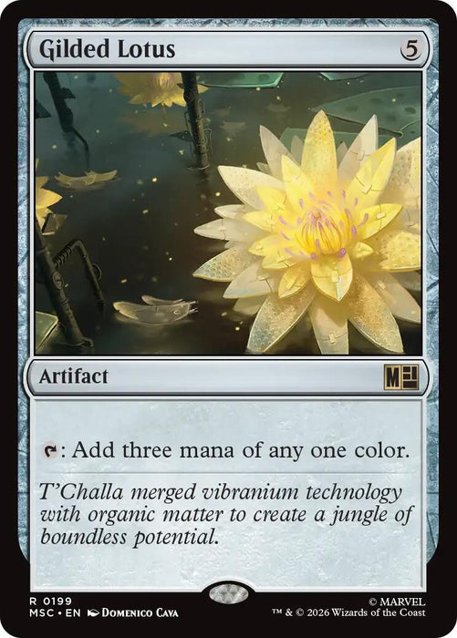 Image for Gilded Lotus (199) [Commander: Marvel Super Heroes] - Magic: The Gathering