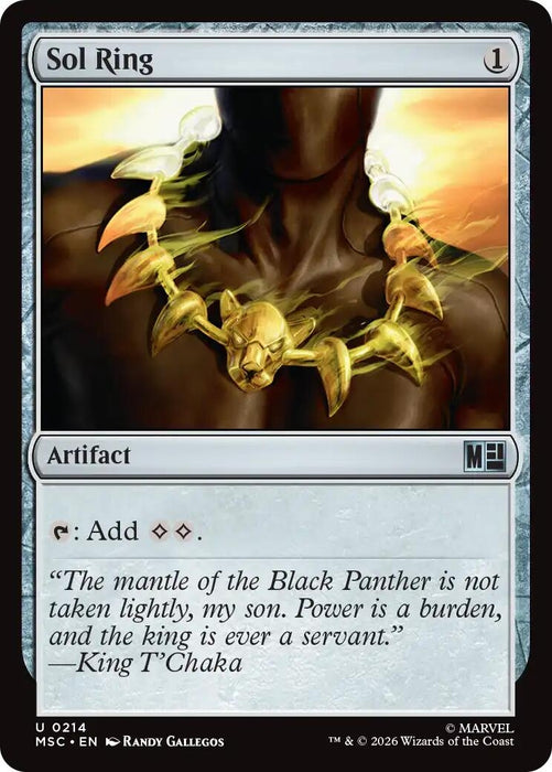 Image for Sol Ring (0214) (214) [Commander: Marvel Super Heroes] - Magic: The Gathering