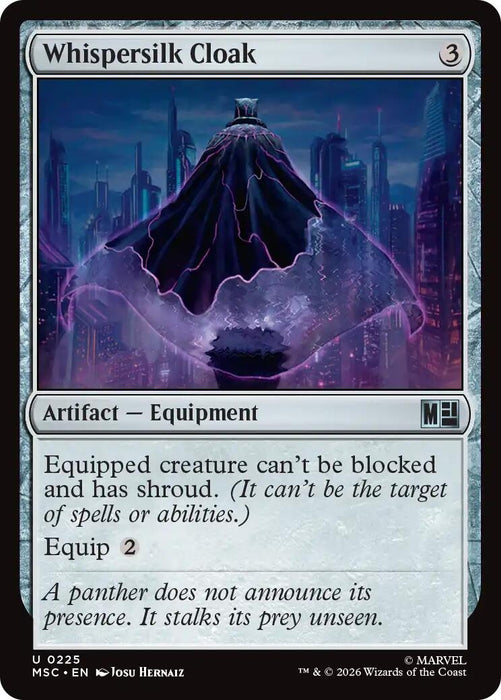 Image for Whispersilk Cloak (225) [Commander: Marvel Super Heroes] - Magic: The Gathering