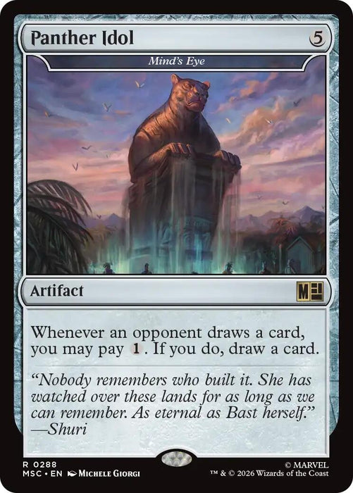 Image for Panther Idol - Mind's Eye (288) [Commander: Marvel Super Heroes] - Magic: The Gathering