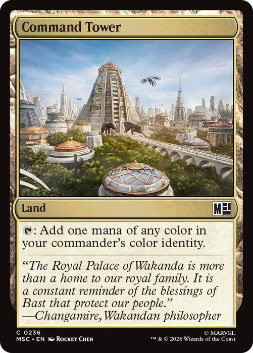Image for Command Tower (0236) (236) [Commander: Marvel Super Heroes] - Magic: The Gathering
