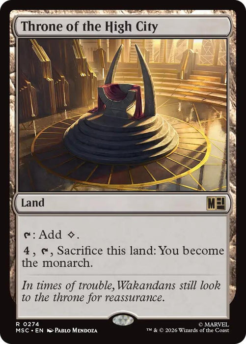 Image for Throne of the High City (274) [Commander: Marvel Super Heroes] - Magic: The Gathering