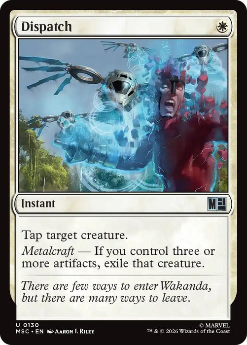 Image for Dispatch (Surge Foil) (130) [Commander: Marvel Super Heroes] - Magic: The Gathering