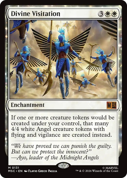 Image for Divine Visitation (Surge Foil) (131) [Commander: Marvel Super Heroes] - Magic: The Gathering