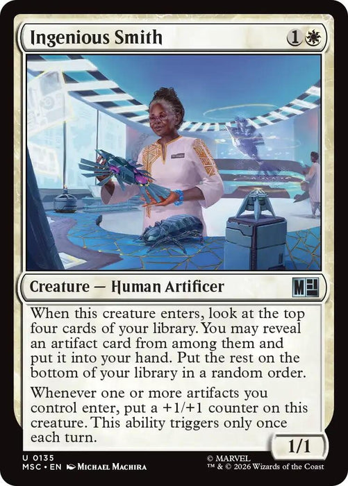 Image for Ingenious Smith (Surge Foil) (135) [Commander: Marvel Super Heroes] - Magic: The Gathering