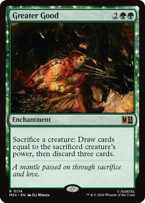 Image for Greater Good (Surge Foil) (174) [Commander: Marvel Super Heroes] - Magic: The Gathering