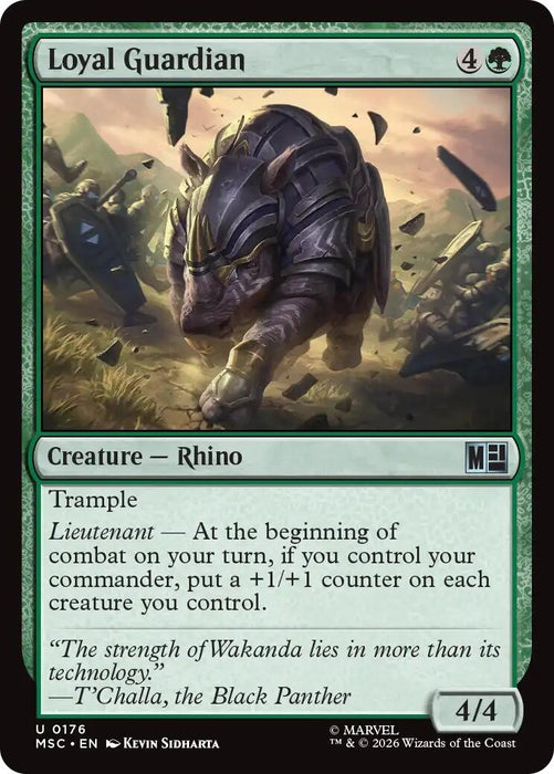 Image for Loyal Guardian (Surge Foil) (176) [Commander: Marvel Super Heroes] - Magic: The Gathering