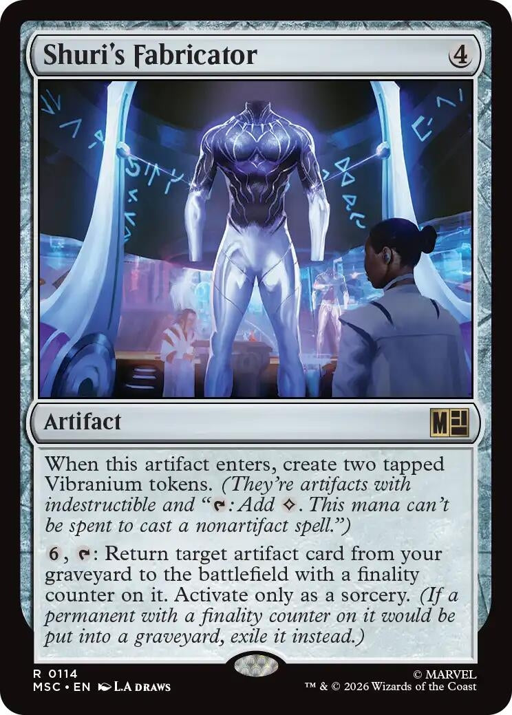 Image for Shuri's Fabricator (Surge Foil) (114) [Commander: Marvel Super Heroes] - Magic: The Gathering