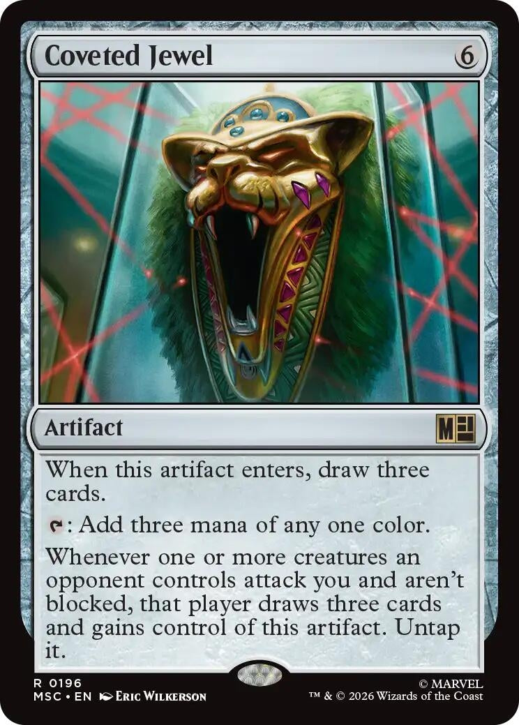 Image for Coveted Jewel (Surge Foil) (196) [Commander: Marvel Super Heroes] - Magic: The Gathering