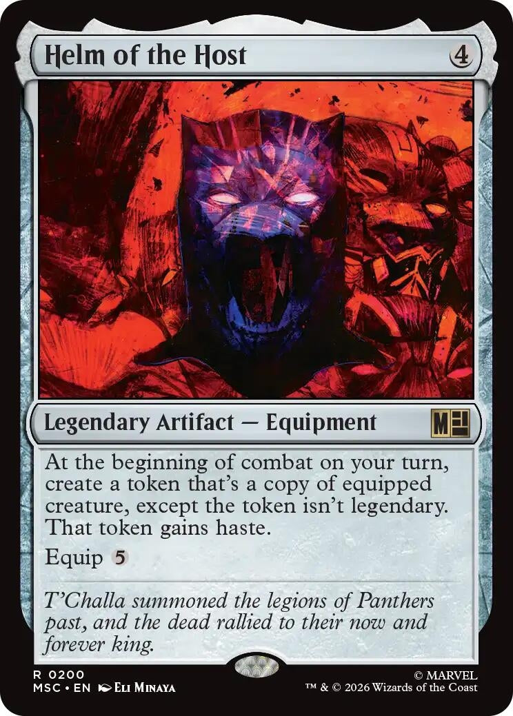Image for Helm of the Host (Surge Foil) (200) [Commander: Marvel Super Heroes] - Magic: The Gathering