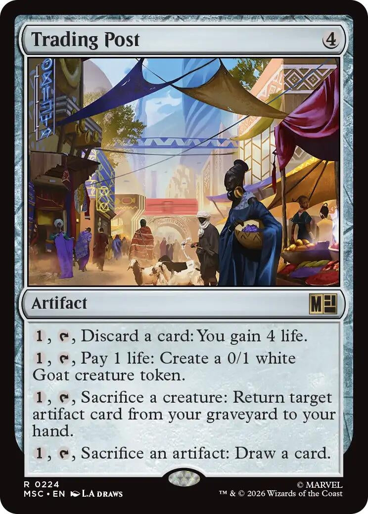 Image for Trading Post (Surge Foil) (224) [Commander: Marvel Super Heroes] - Magic: The Gathering