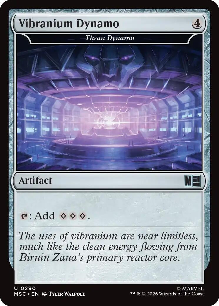 Image for Vibranium Dynamo - Thran Dynamo (Surge Foil) (290) [Commander: Marvel Super Heroes] - Magic: The Gathering