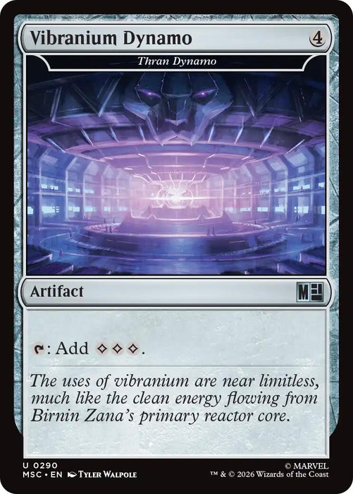 Image for Vibranium Dynamo - Thran Dynamo (Surge Foil) (290) [Commander: Marvel Super Heroes] - Magic: The Gathering
