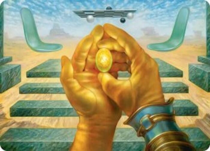 Image for The Mind Stone Art Card (3) [Art Series: Marvel Super Heroes] {AAMSH} - Magic: The Gathering