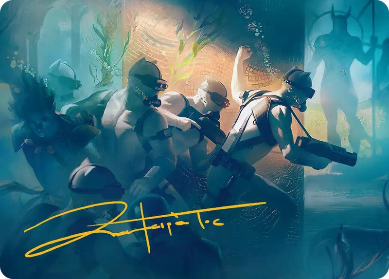 Image for Martial Coup Art Card (Gold-Stamped Signature) (39) [Art Series: Marvel Super Heroes] {AAMSH} - Magic: The Gathering