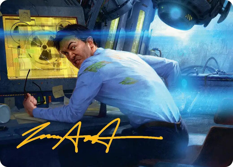 Image for Bruce Banner Art Card (Gold-Stamped Signature) (4) [Art Series: Marvel Super Heroes] {AAMSH} - Magic: The Gathering