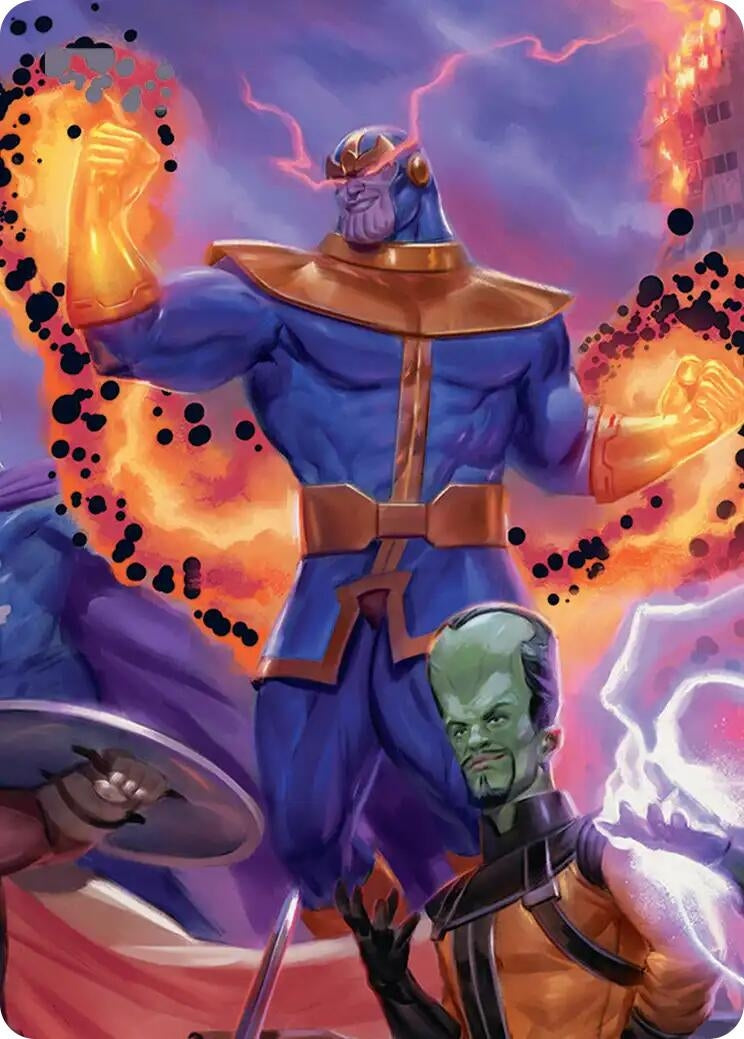 Image for Thanos, Death's Consort Art Card (8) [Art Series: Marvel Super Heroes] {AAMSH} - Magic: The Gathering