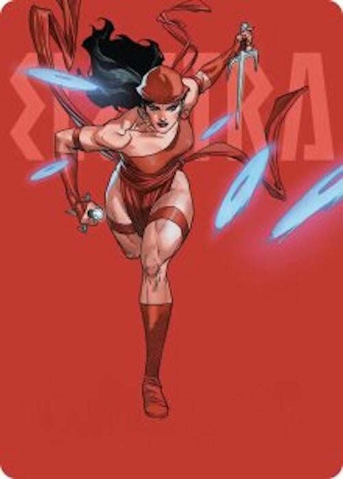Image for Elektra, Daughter of the Hand (25) [Art Series: Marvel Super Heroes] {AAMSH} - Magic: The Gathering