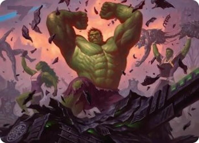 Image for HULK SMASH! Art Card (10) [Art Series: Marvel Super Heroes] {AAMSH} - Magic: The Gathering