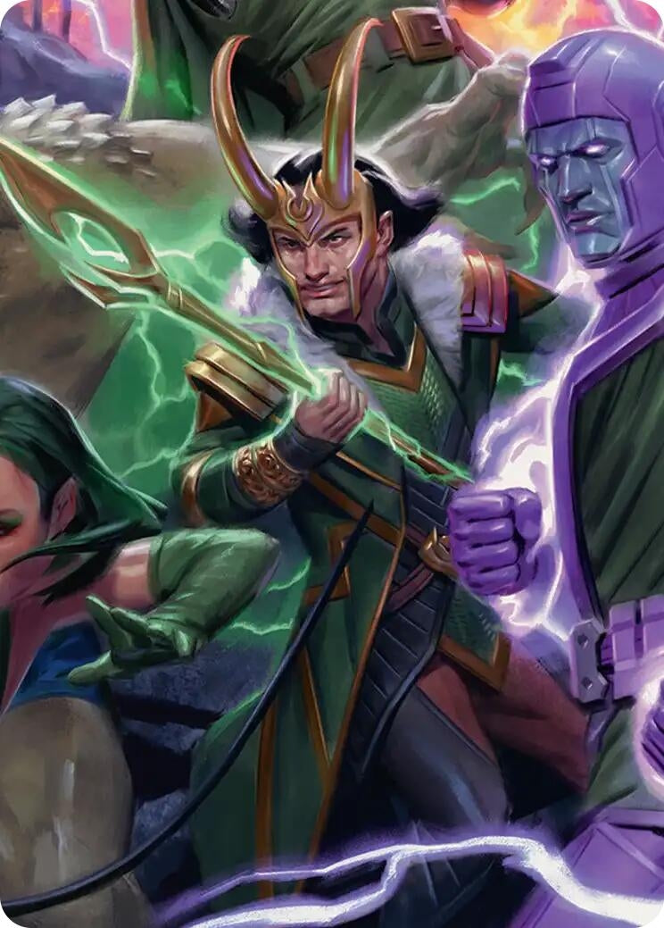 Image for Loki, God of Lies Art Card (12) [Art Series: Marvel Super Heroes] {AAMSH} - Magic: The Gathering