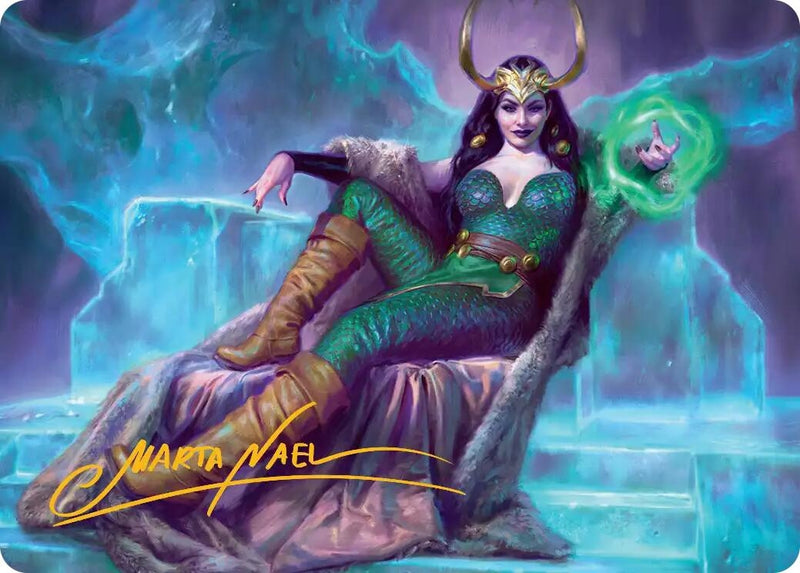 Image for Lady Loki, Agent of Chaos Art Card (Gold-Stamped Signature) (33) [Art Series: Marvel Super Heroes] {AAMSH} - Magic: The Gathering