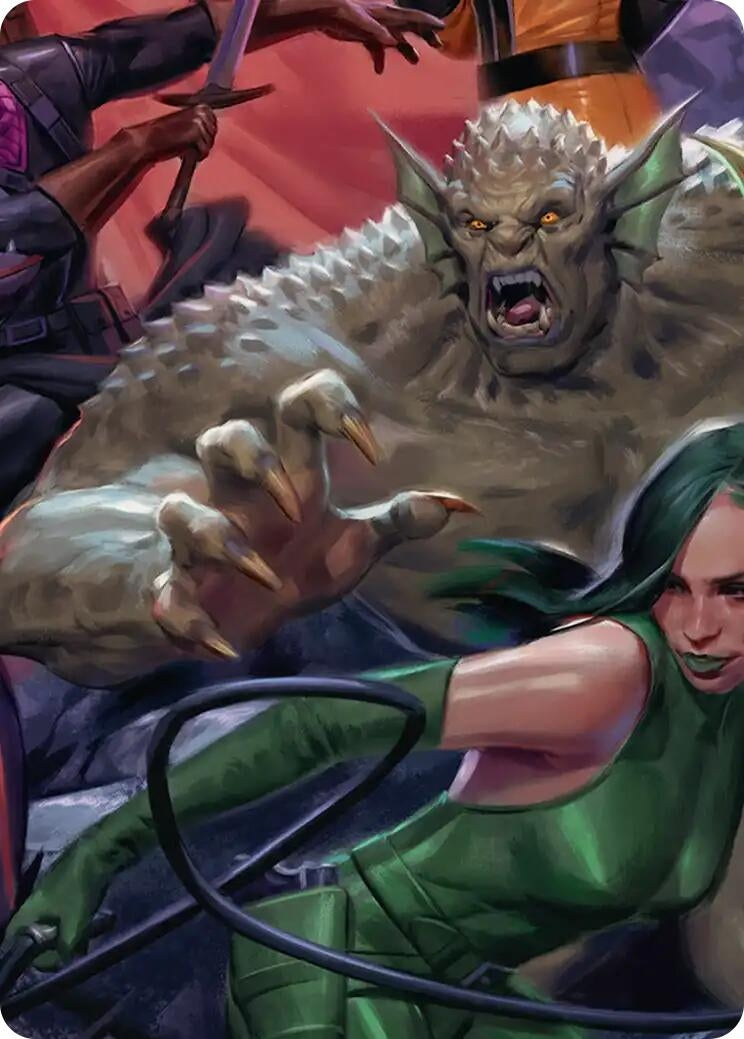 Image for Abomination, Irradiated Brute Art Card (11) [Art Series: Marvel Super Heroes] {AAMSH} - Magic: The Gathering