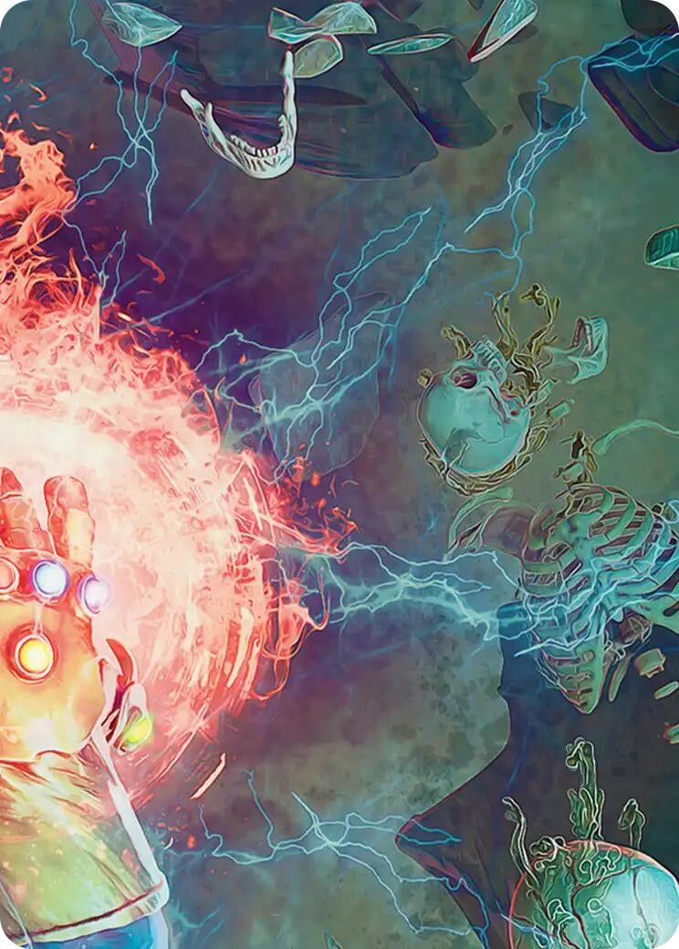 Image for Thanos, the Mad Titan Art Card (3/9) (3) [Art Series: Marvel Super Heroes] {AAMSH} - Magic: The Gathering
