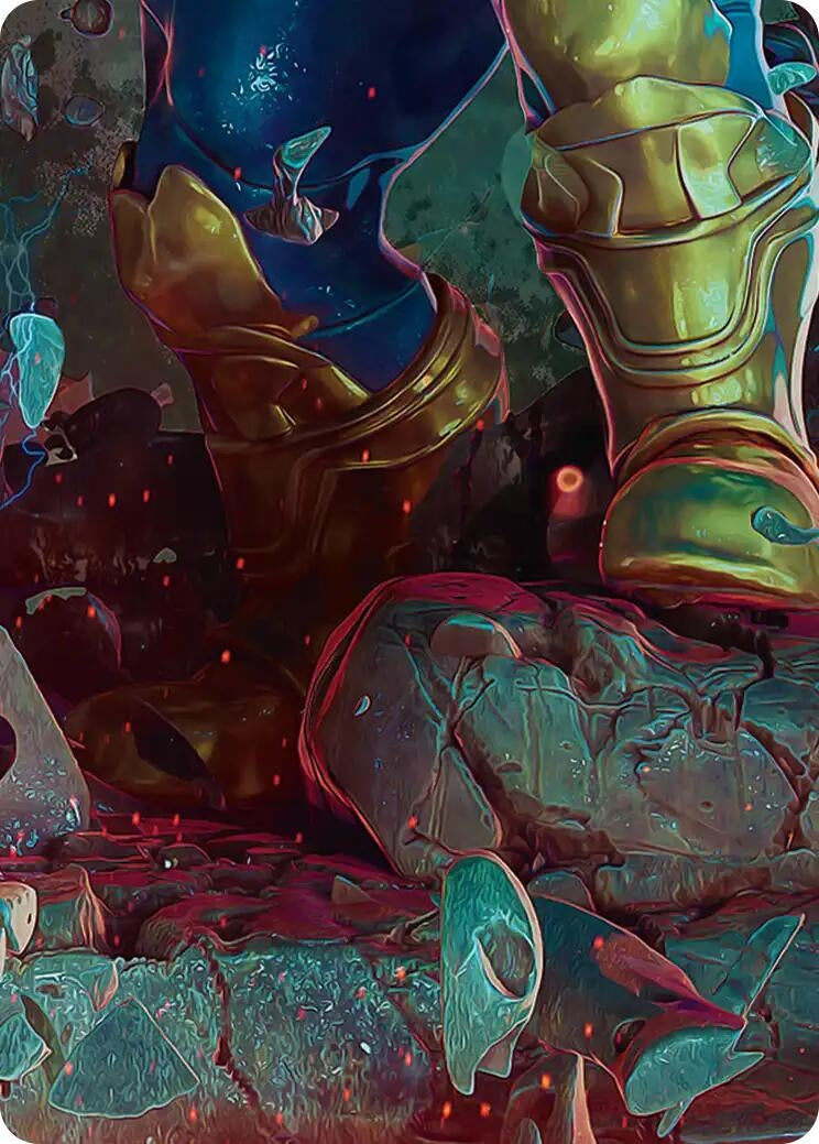 Image for Thanos, the Mad Titan Art Card (8/9) (8) [Art Series: Marvel Super Heroes] {AAMSH} - Magic: The Gathering
