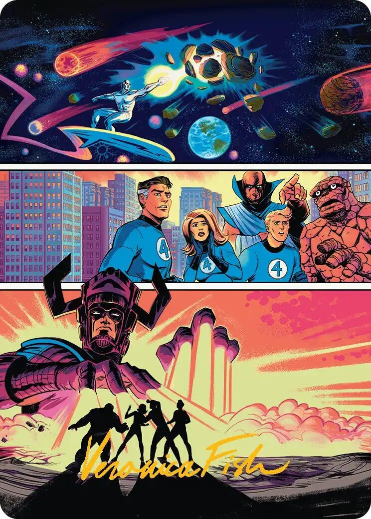 Image for The Coming of Galactus Art Card (Gold-Stamped Signature) (20) [Art Series: Marvel Super Heroes] {AAMSH} - Magic: The Gathering