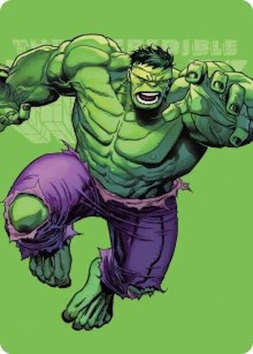 Image for The Incredible Hulk Art Card (28) [Art Series: Marvel Super Heroes] {AAMSH} - Magic: The Gathering