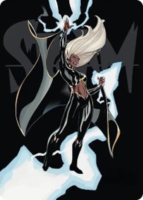 Image for Storm, Windrider Art Card (30) [Art Series: Marvel Super Heroes] {AAMSH} - Magic: The Gathering