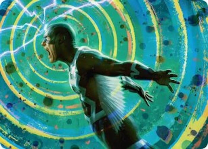 Image for Black Bolt, Inhuman King Art Card (35) [Art Series: Marvel Super Heroes] {AAMSH} - Magic: The Gathering