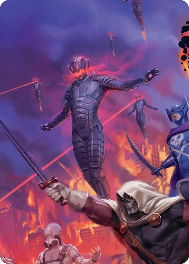 Image for Ultron, Machine Overlord Art Card (7) [Art Series: Marvel Super Heroes] {AAMSH} - Magic: The Gathering