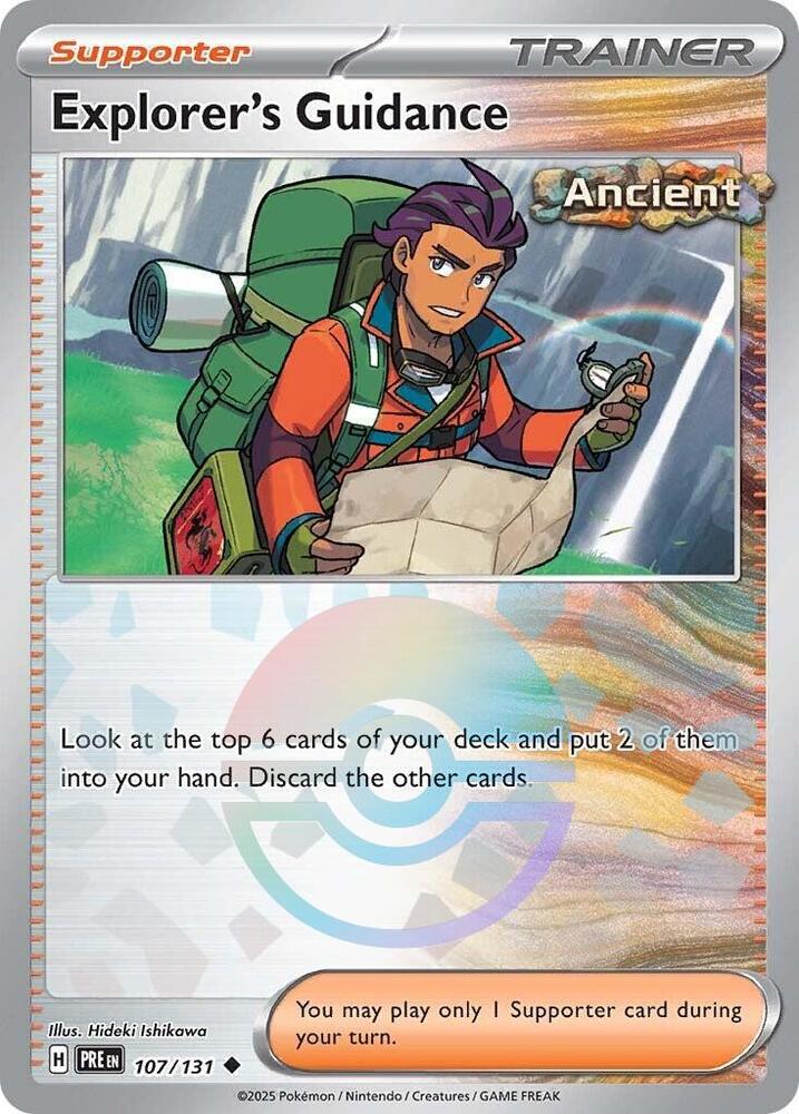 Explorer's Guidance (Poke Ball Pattern) (107/131) [SV: Prismatic Evolutions]