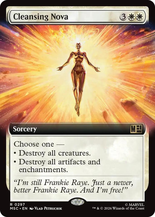 Image for Cleansing Nova (Extended Art) (297) [Commander: Marvel Super Heroes] - Magic: The Gathering